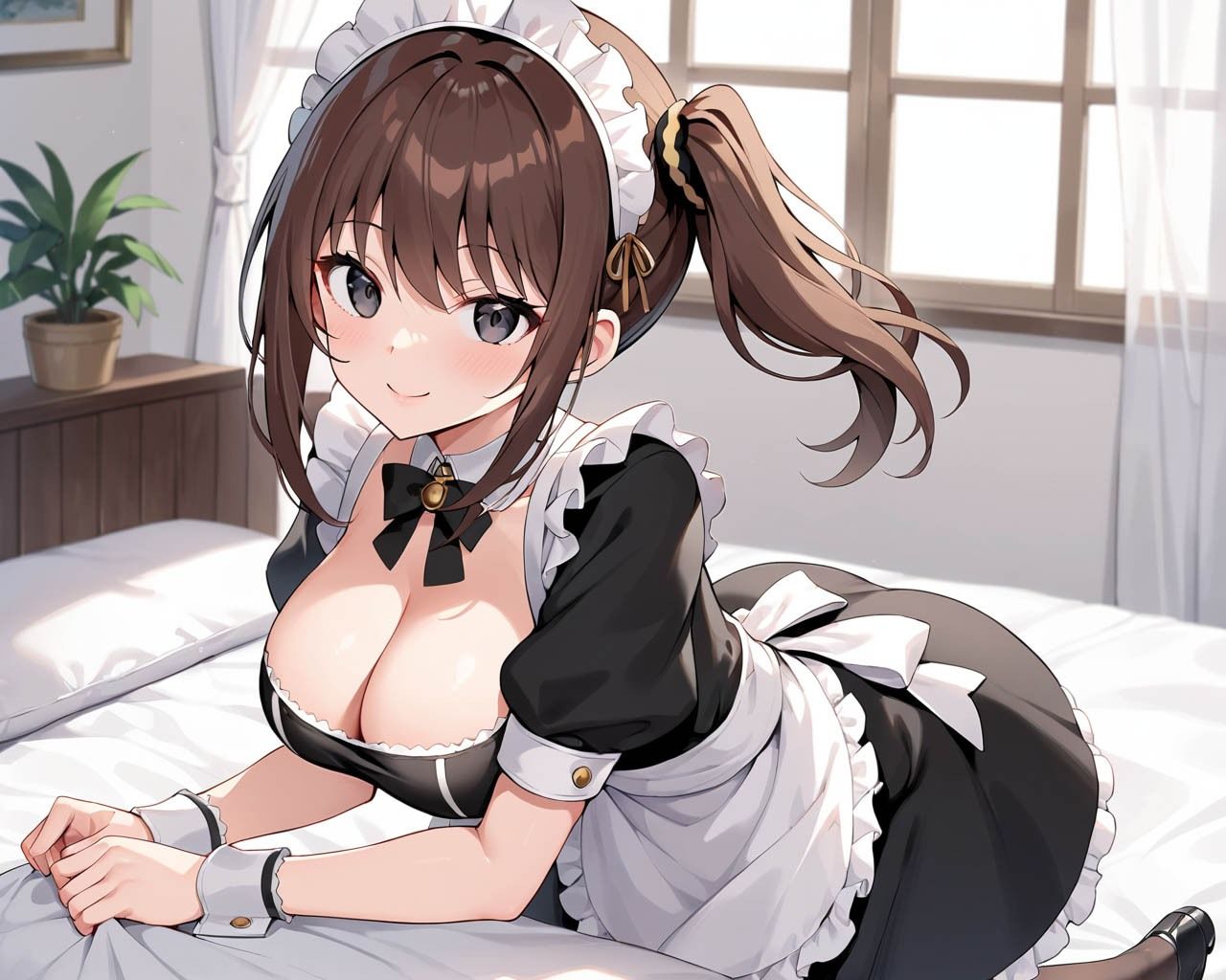 彼女はメイドで俺の専用性処理係 - サンプル画像 3