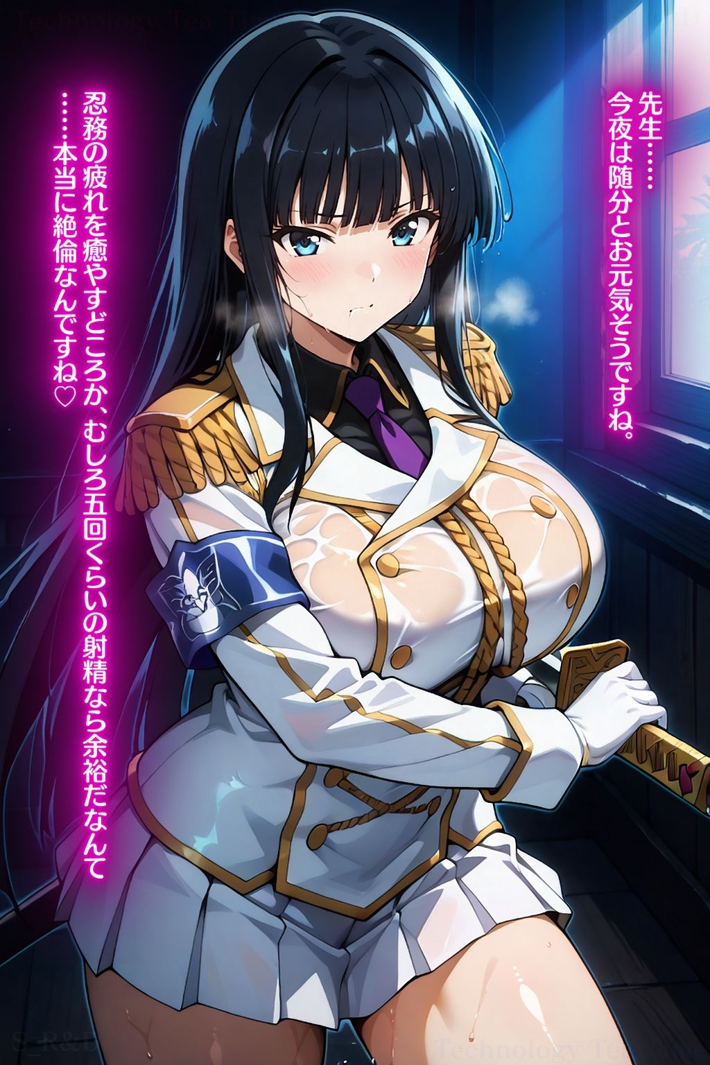 閃〇カグラ:斑〇:セリフ付きエロ画集 - サンプル画像 1