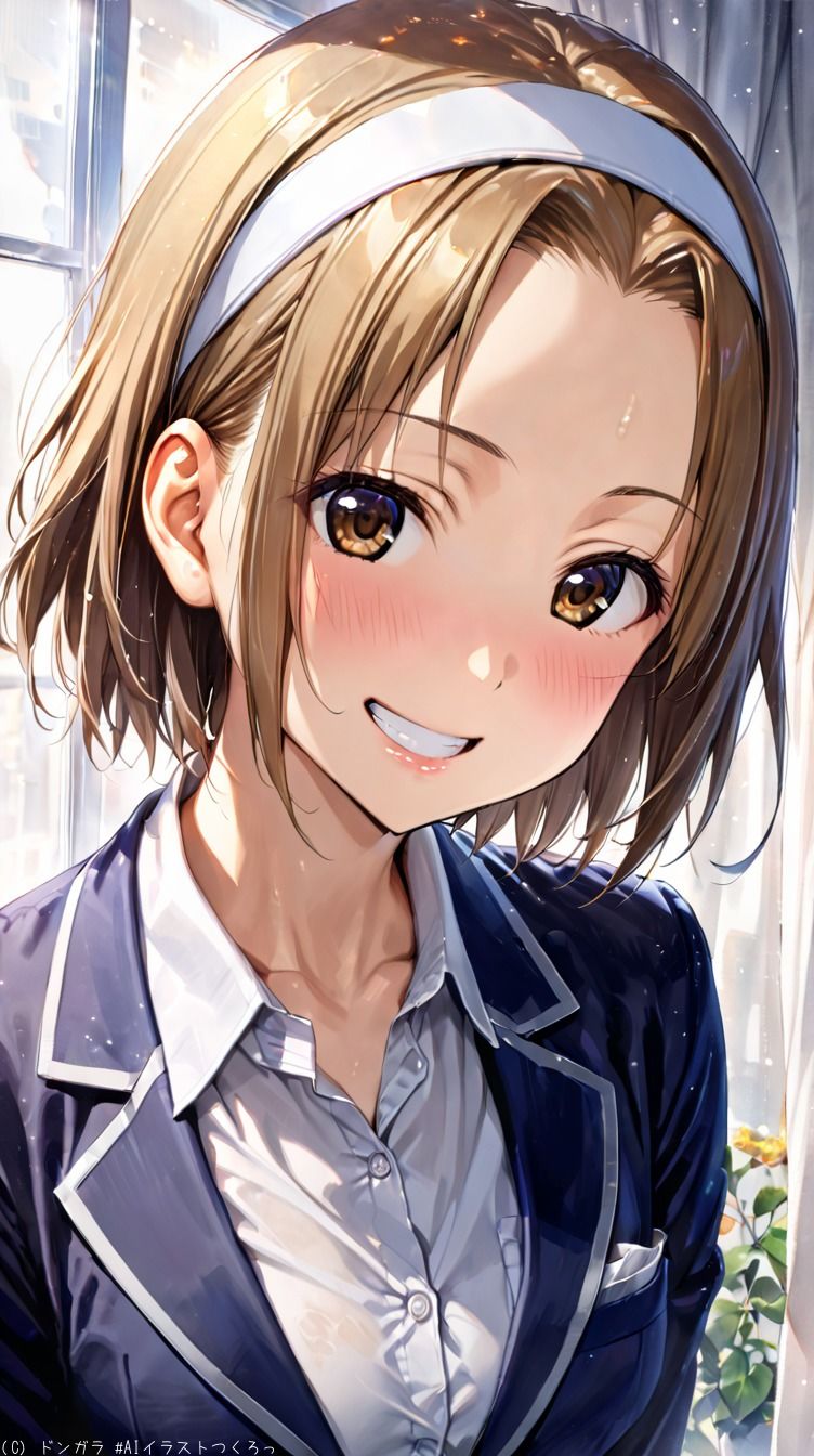 AIイラストCG集49  軽音部  田井〇律 - サンプル画像 1