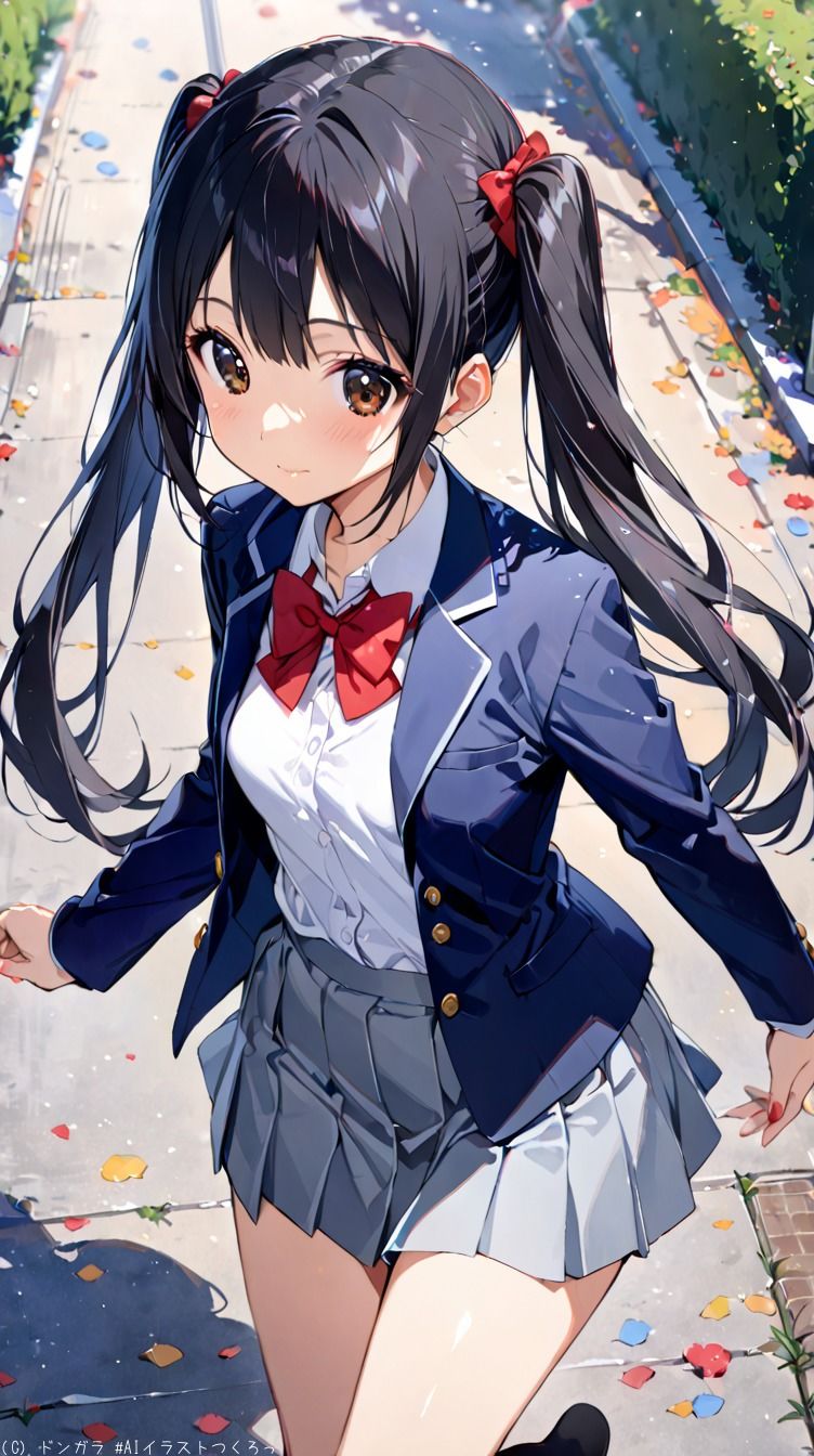 AIイラストCG集51  軽音部  中〇梓 - サンプル画像 1