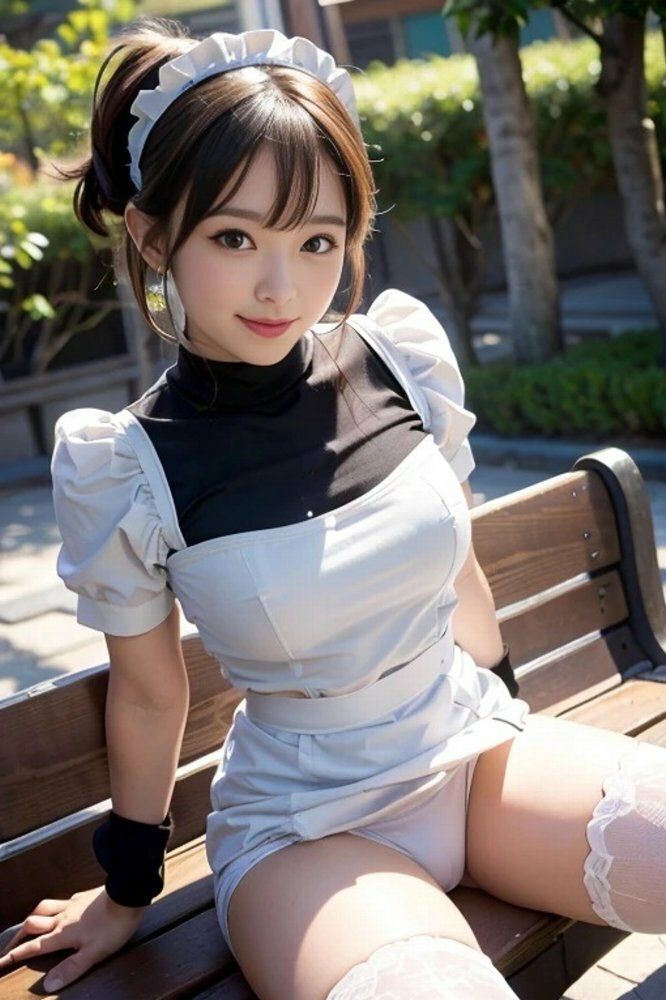 メイドデートサービス公園パンチラ画像集 - サンプル画像 1