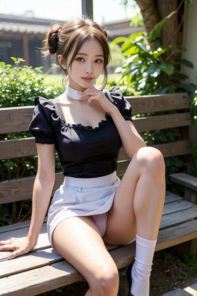 メイドデートサービス公園パンチラ画像集 - サンプル画像 5