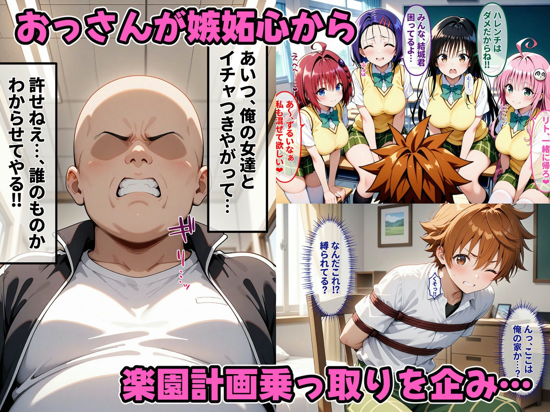 奪われた楽園計画  催〇おじさんの寝取られ孕ませ生活 - サンプル画像 8