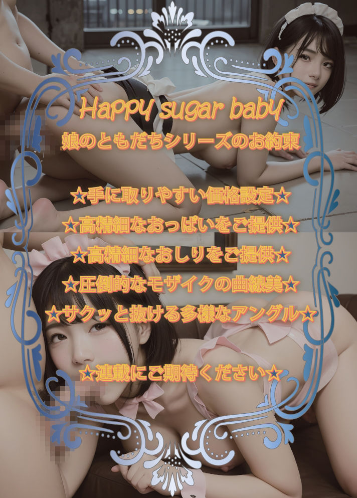 Happy sugar baby 娘のともだちとおふろであそぼ - サンプル画像 1