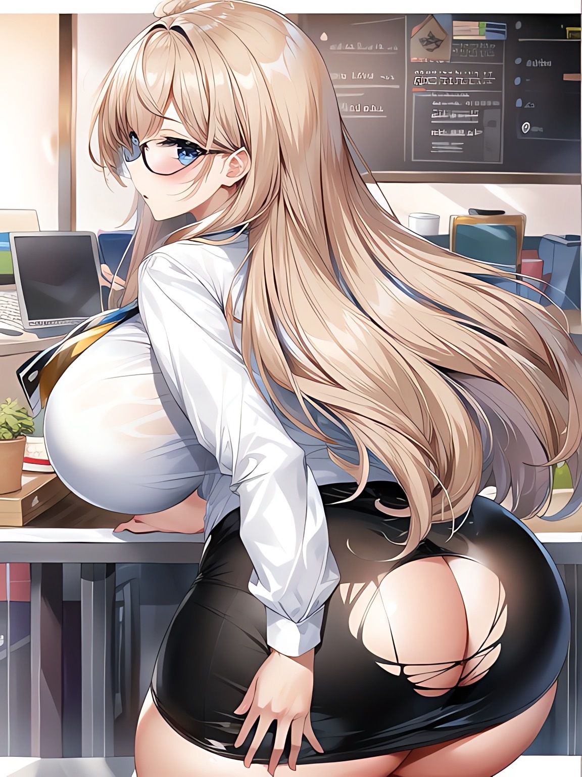 半袖スカート尻破れ - サンプル画像 8