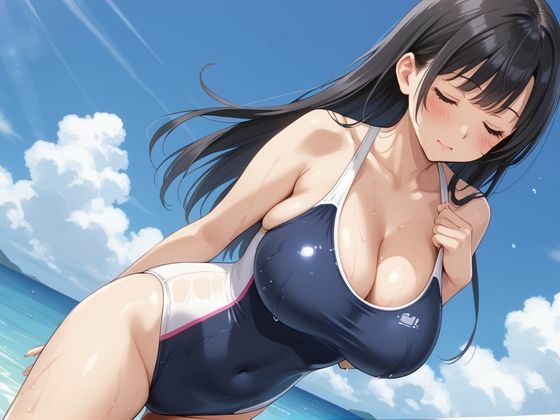 妹のスク水がエロすぎて本気セックスした話 - サンプル画像 1