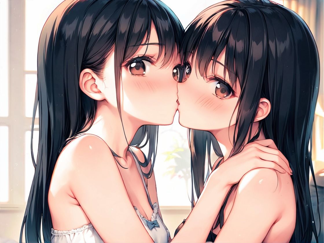 「義理の姉妹がレズプレイ」弟にバレて口封じの3P - サンプル画像 2