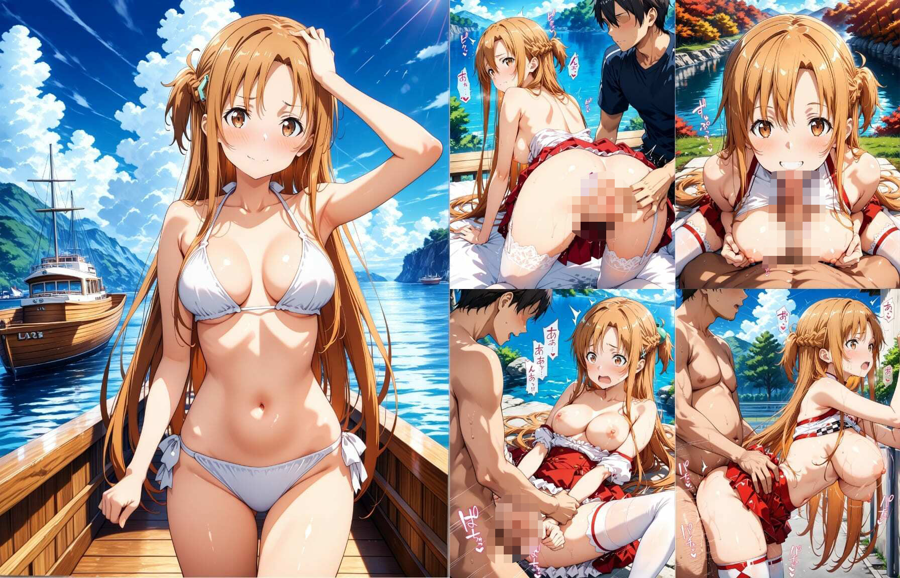 SWORD ART ONLINE 〜強●NTRヒロインズ〜 - サンプル画像 1