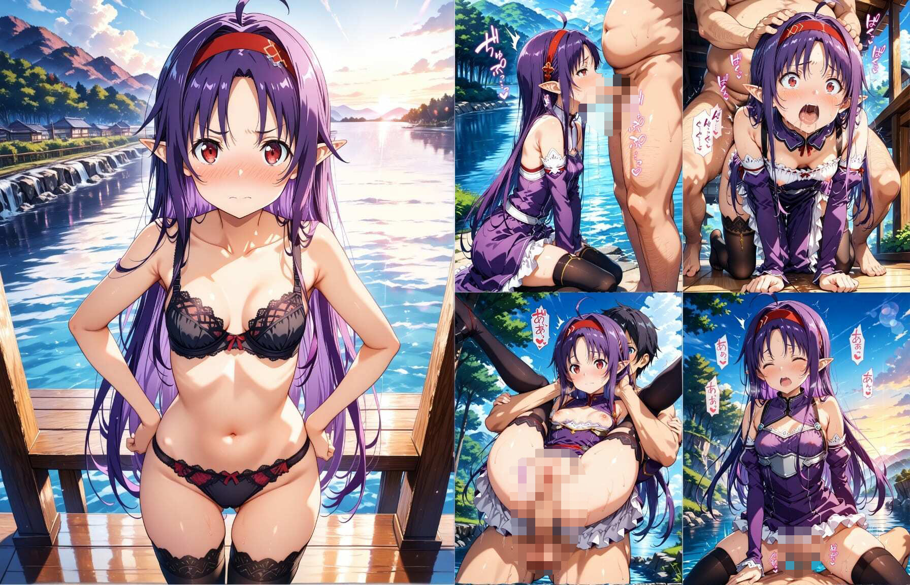 SWORD ART ONLINE 〜強●NTRヒロインズ〜 - サンプル画像 6