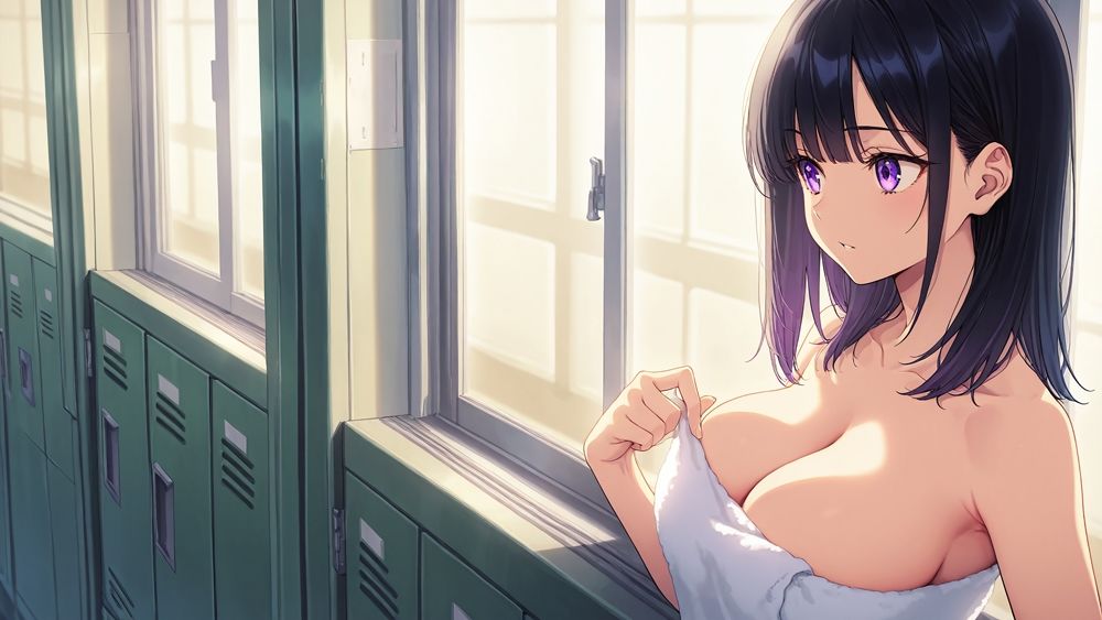 爆乳金髪と黒髪エースが新任コーチと秘密の個人レッスン！二人の競泳選手の淫らな放課後【4K】【FANZA専売】 - サンプル画像 9