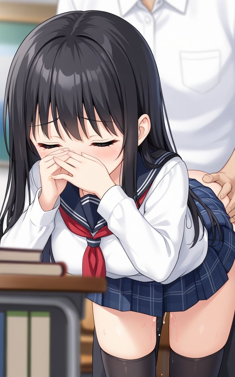 挑発がすぎる淫乱女子校生、ムラムラの果てに理性崩壊 - サンプル画像 6