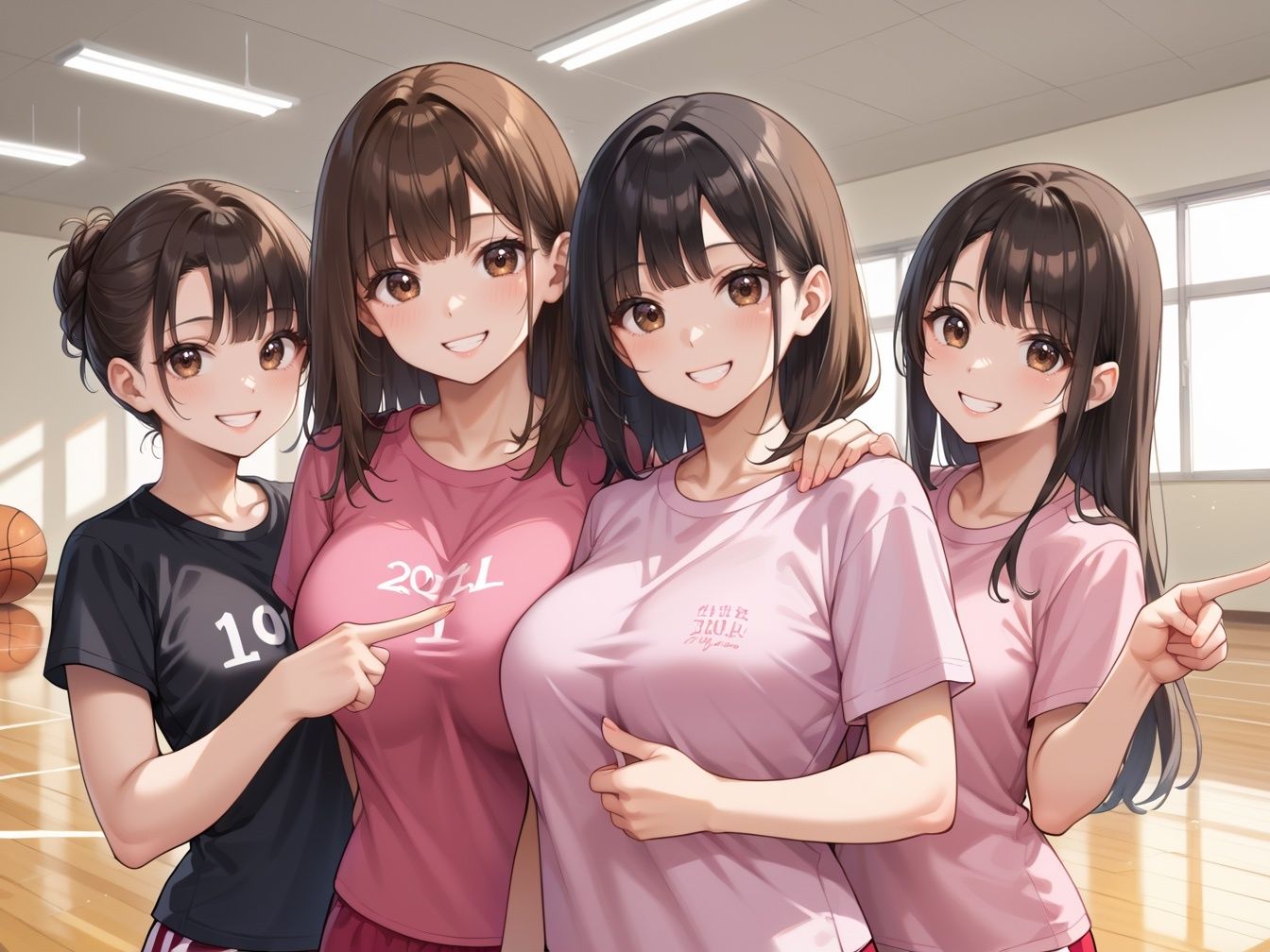 ヤリマン女子校生・種付け合宿 〜バスケ部女子たちハメ倒し！〜 - サンプル画像 2