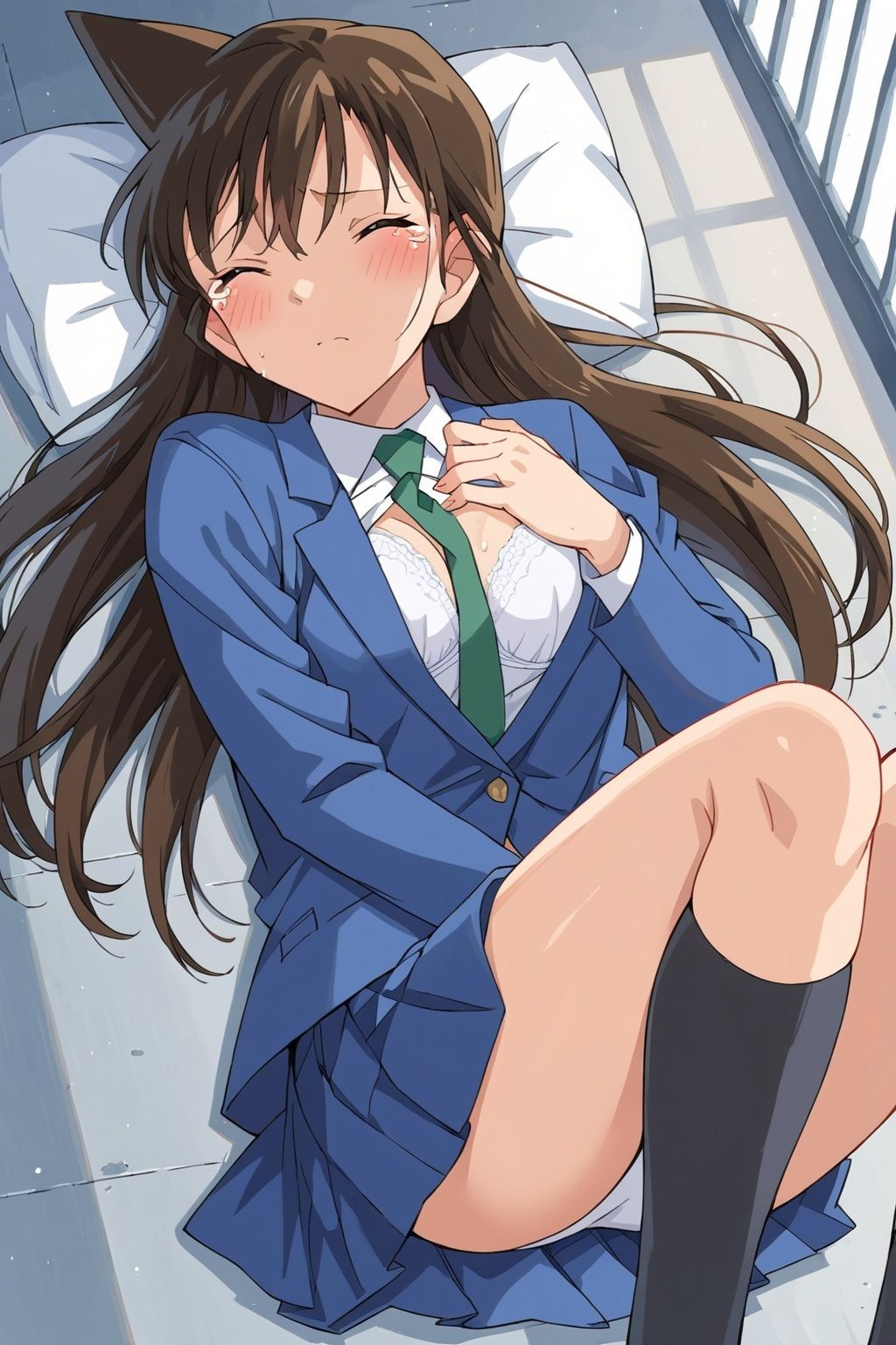 名探偵コ〇ン蘭 拉致られ散った純潔 涙の処女喪失SEX - サンプル画像 4