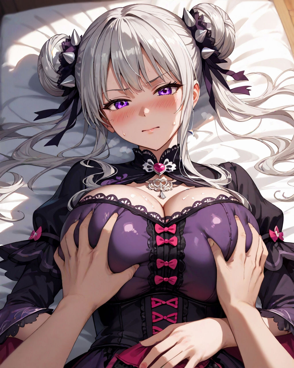 美女だらけの三国夢想！！  生意気ゴスロリ董はく編 - サンプル画像 1
