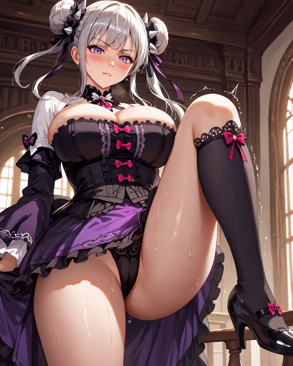 美女だらけの三国夢想！！  生意気ゴスロリ董はく編 - サンプル画像 4