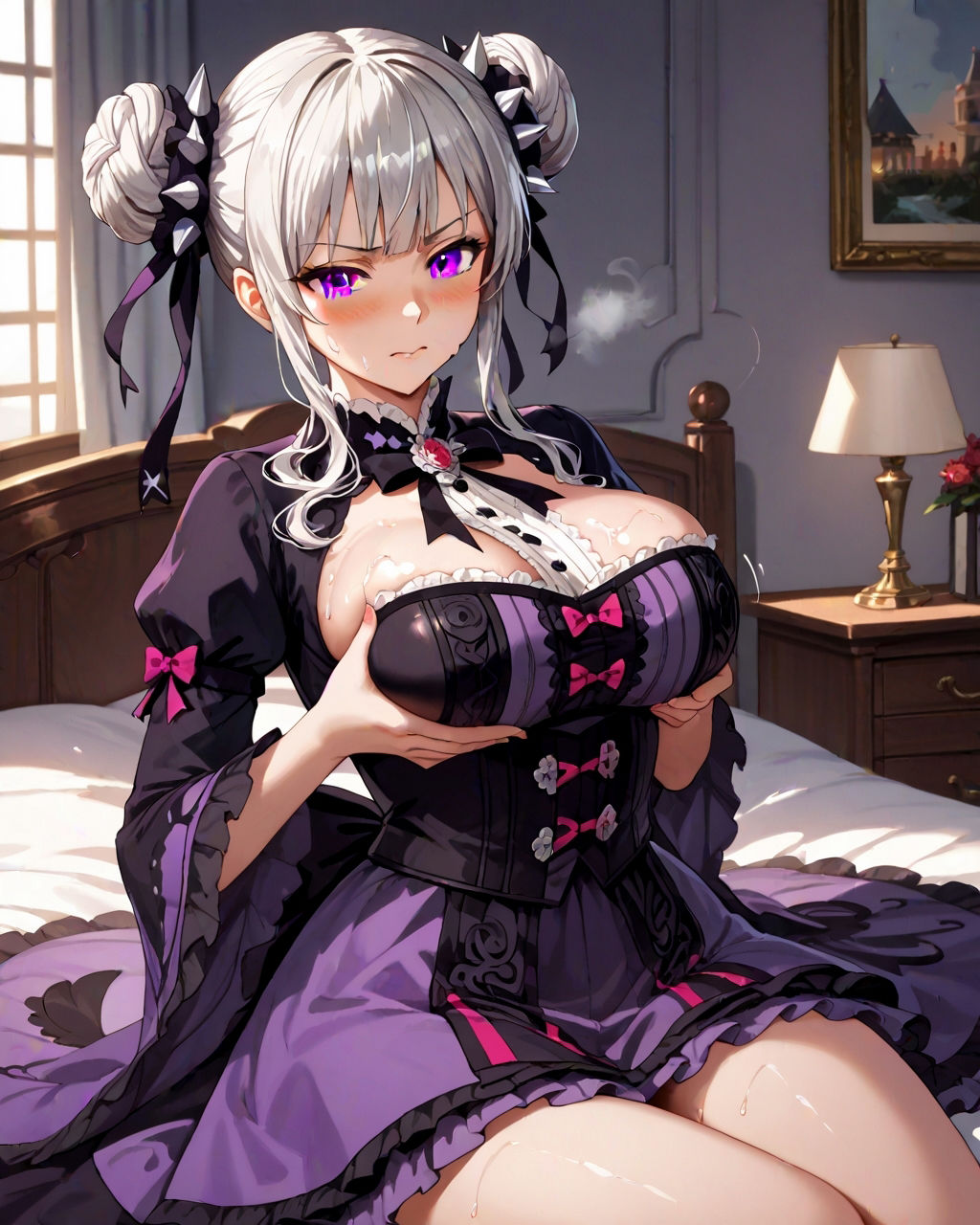 美女だらけの三国夢想！！  生意気ゴスロリ董はく編 - サンプル画像 5