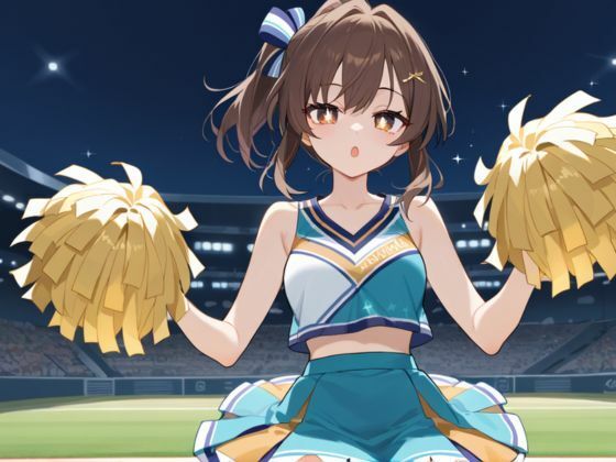 チアガールの夜 中出しセックスで応援する - サンプル画像 4