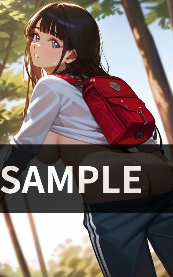 出会った山ガールの お尻に発射 - サンプル画像 1