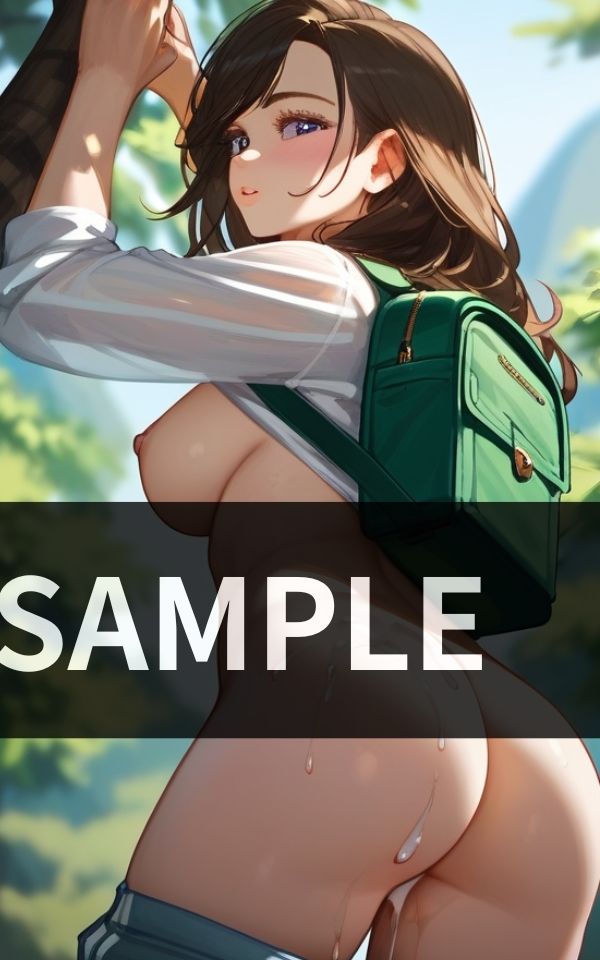 出会った山ガールの お尻に発射 - サンプル画像 2