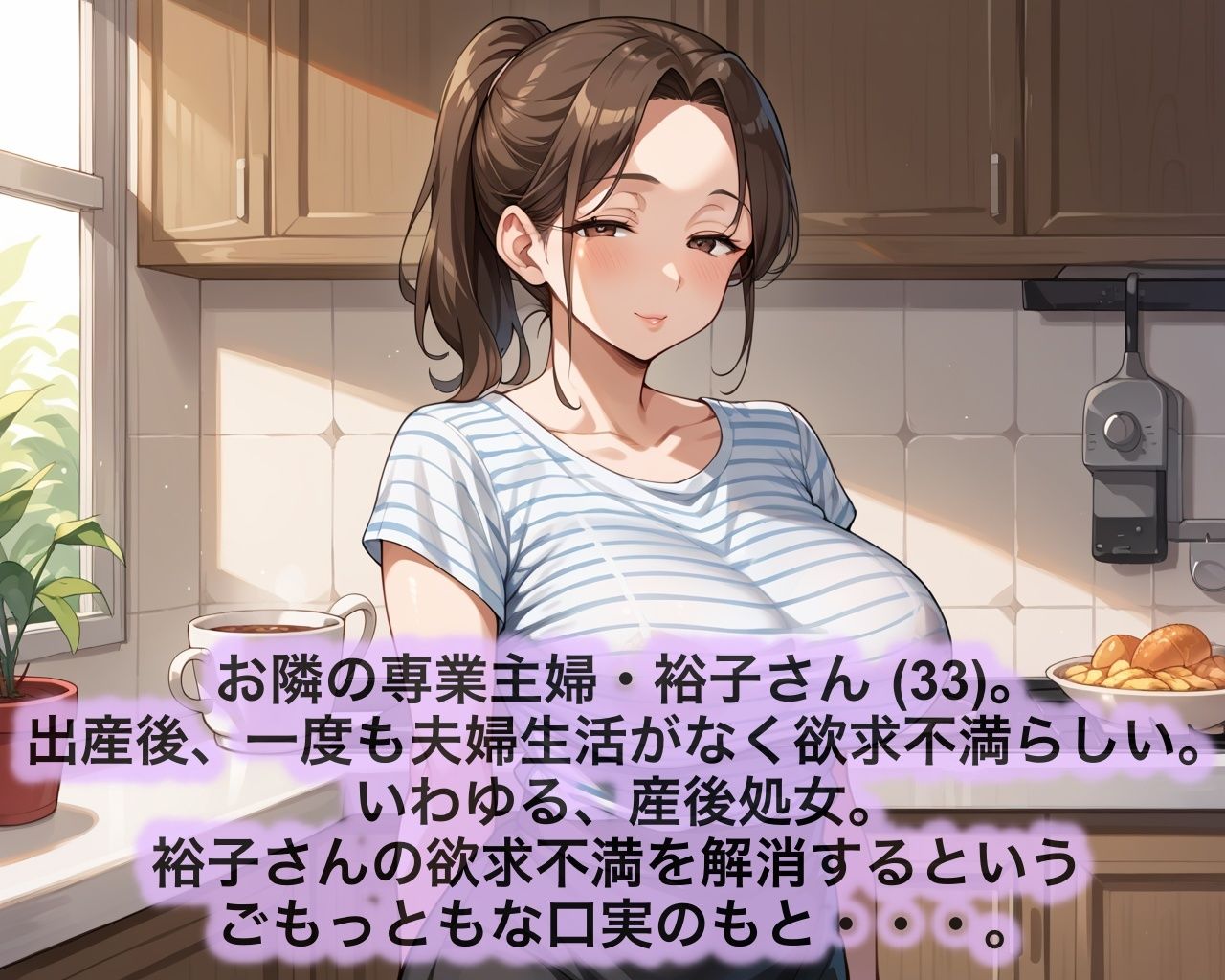 隣の専業主婦を寝取る - サンプル画像 1