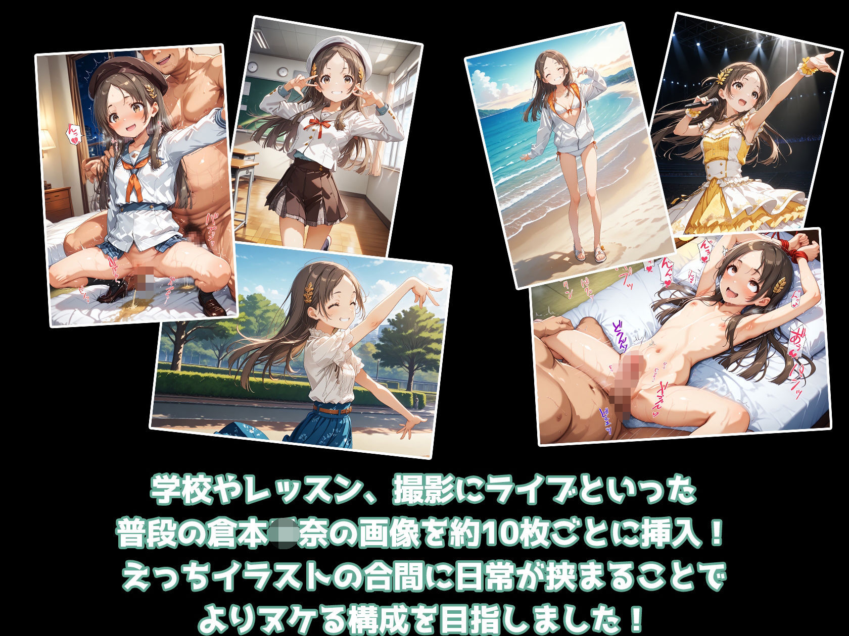 ゴミを見る目で塩対応パパ活してたらオジにわからせられてチンポ堕ちするまで〜倉本◯奈編〜 - サンプル画像 8