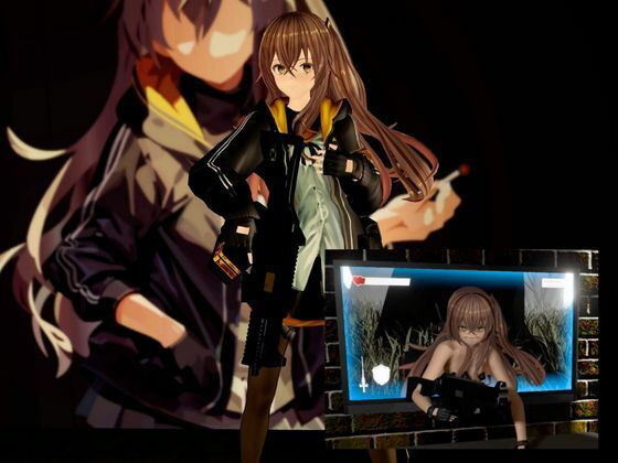 ドールズフロントラインからUMP45ちゃんが動画で登場！ゆーえむぴーよんごー - サンプル画像 1