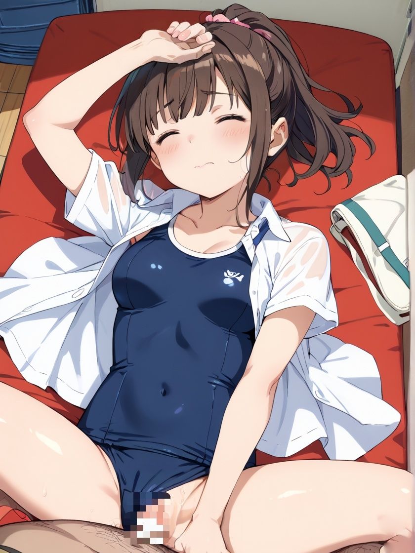 種付け性指導水泳部〜女子校生スイマーにおじさん顧問が中出しトレーニング〜 - サンプル画像 8