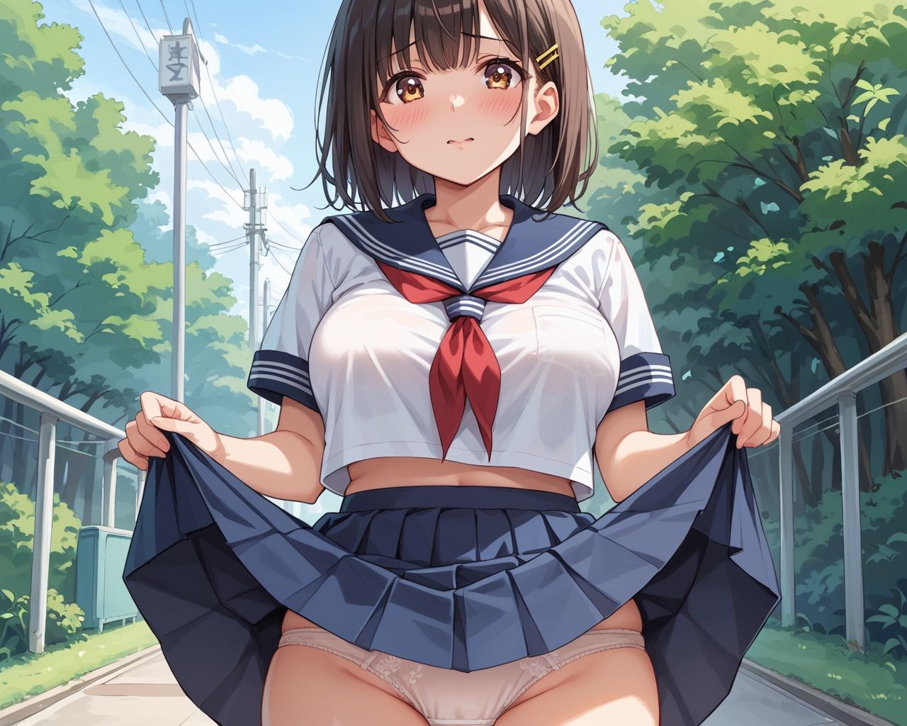 奥手女子校生処女略奪 - サンプル画像 1