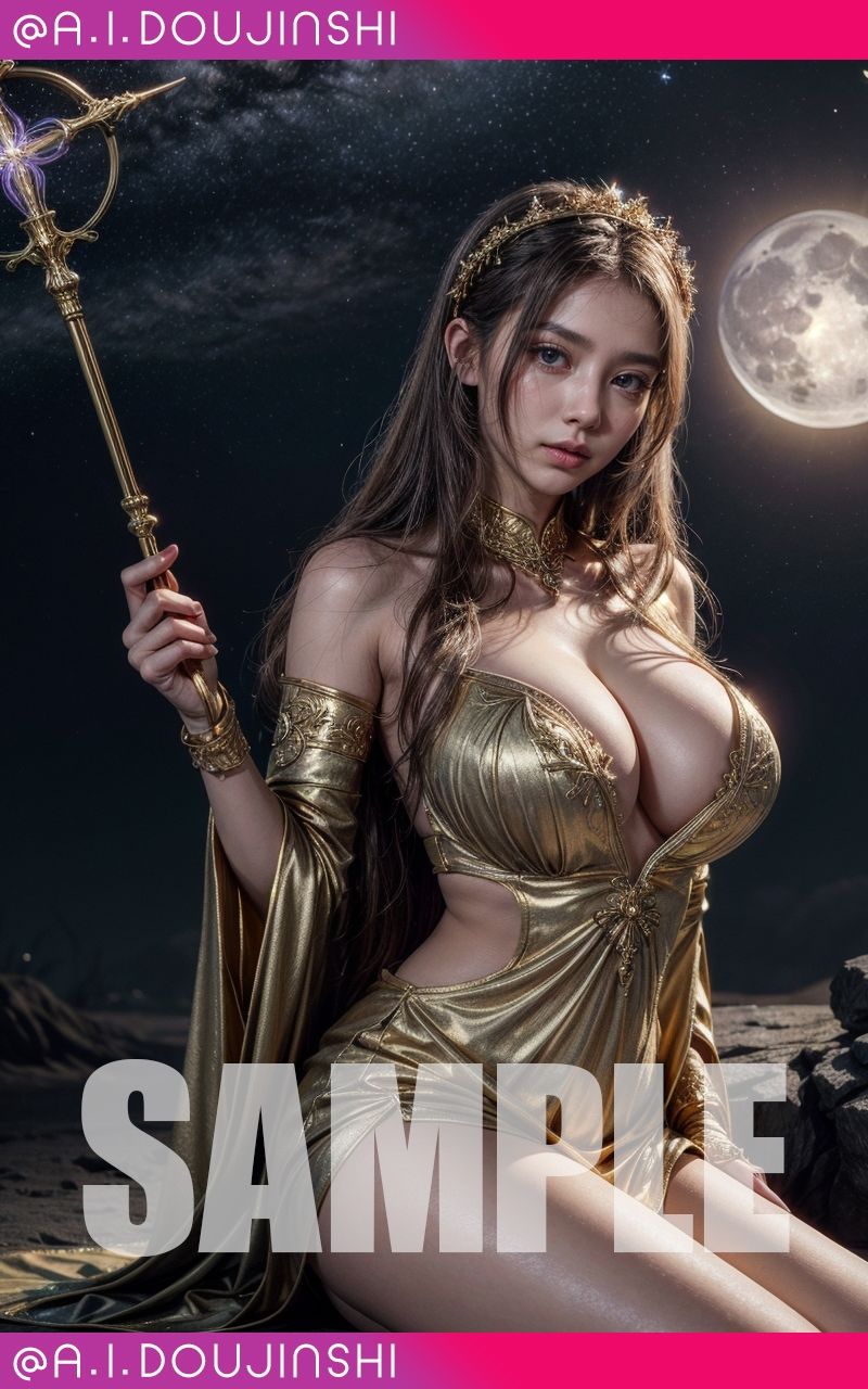 純潔を神に捧げる古代ギリシャ美爆乳神官@AI同人誌vol.090 - サンプル画像 2