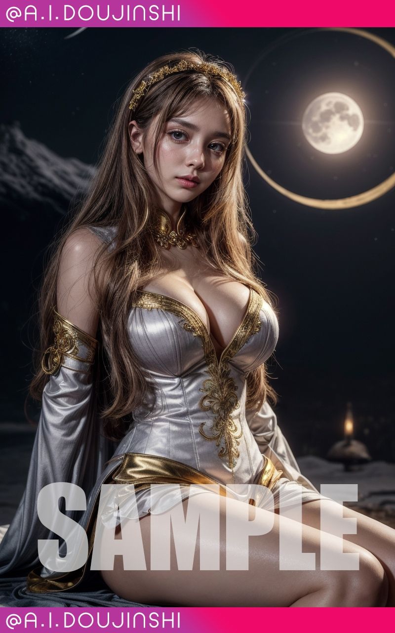 純潔を神に捧げる古代ギリシャ美爆乳神官@AI同人誌vol.090 - サンプル画像 3