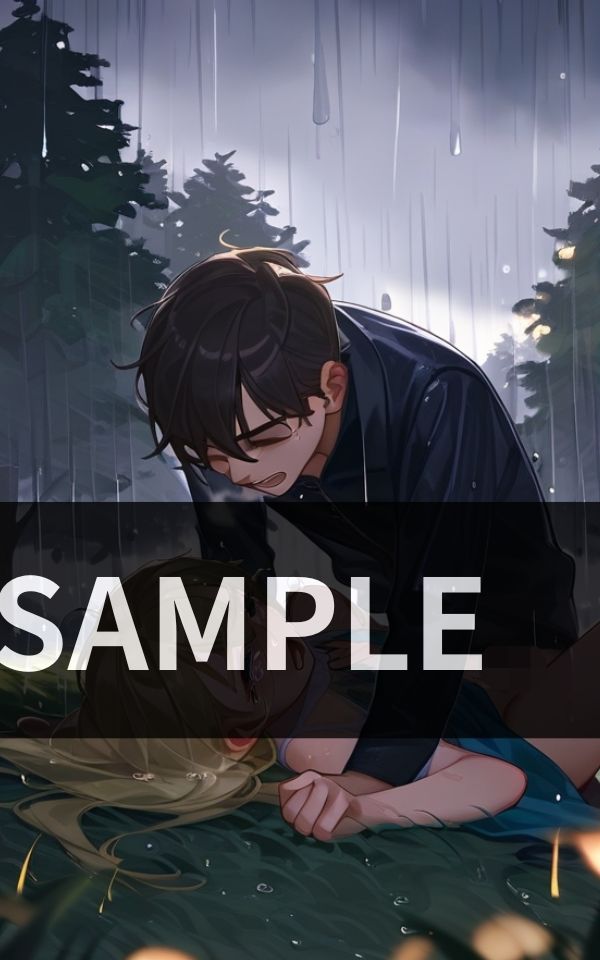 友達の彼女を誰もいない 雨の公園で鬼畜レ●プ - サンプル画像 2