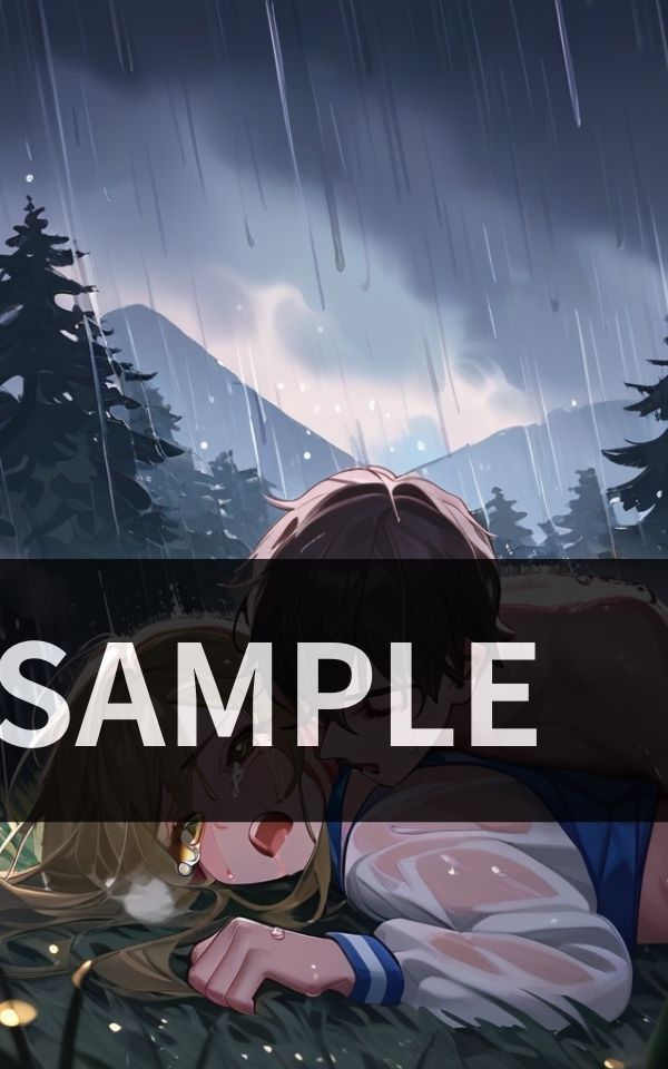 友達の彼女を誰もいない 雨の公園で鬼畜レ●プ - サンプル画像 4