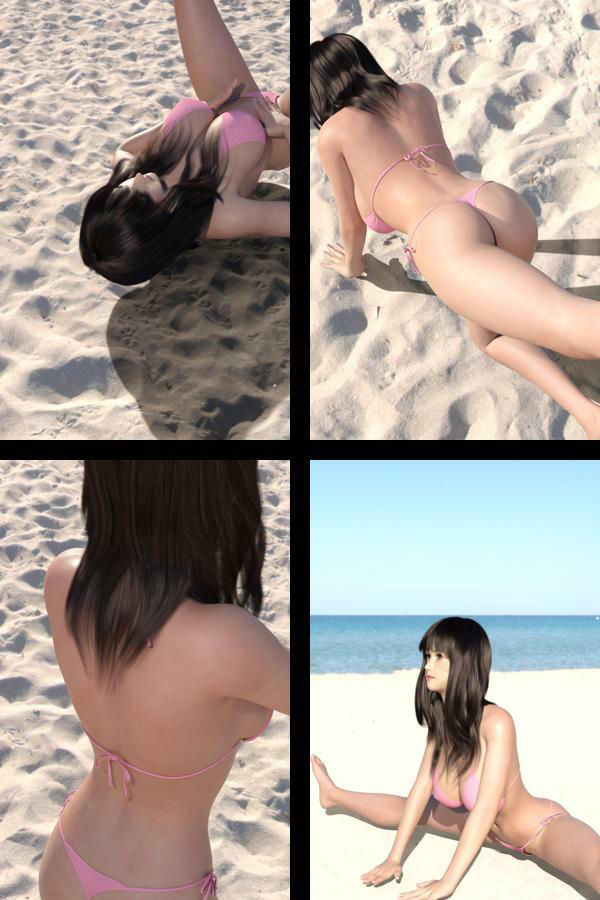 【TD100】最強のグラドル政治家本藤眞奈の水着写真集 Swimmer-03 - サンプル画像 2