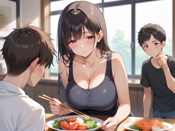 若者の肉棒に沼った欲求不満なシングルマザー - サンプル画像 1