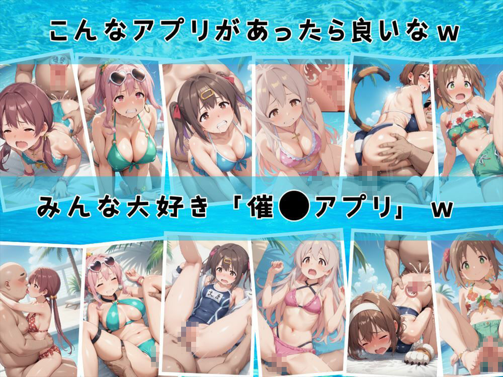 【寝取られ】おにまいの夏の思い出 〜水着編〜 - サンプル画像 3