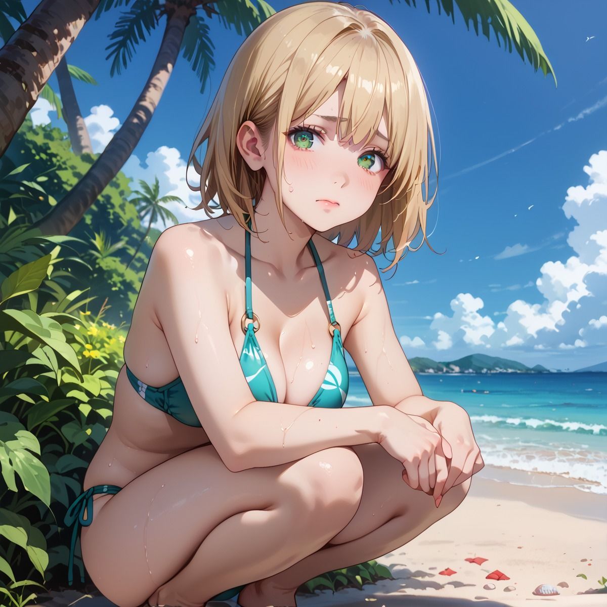 嵐で船が難破して，女の子だらけの島に漂着！？4 - サンプル画像 6