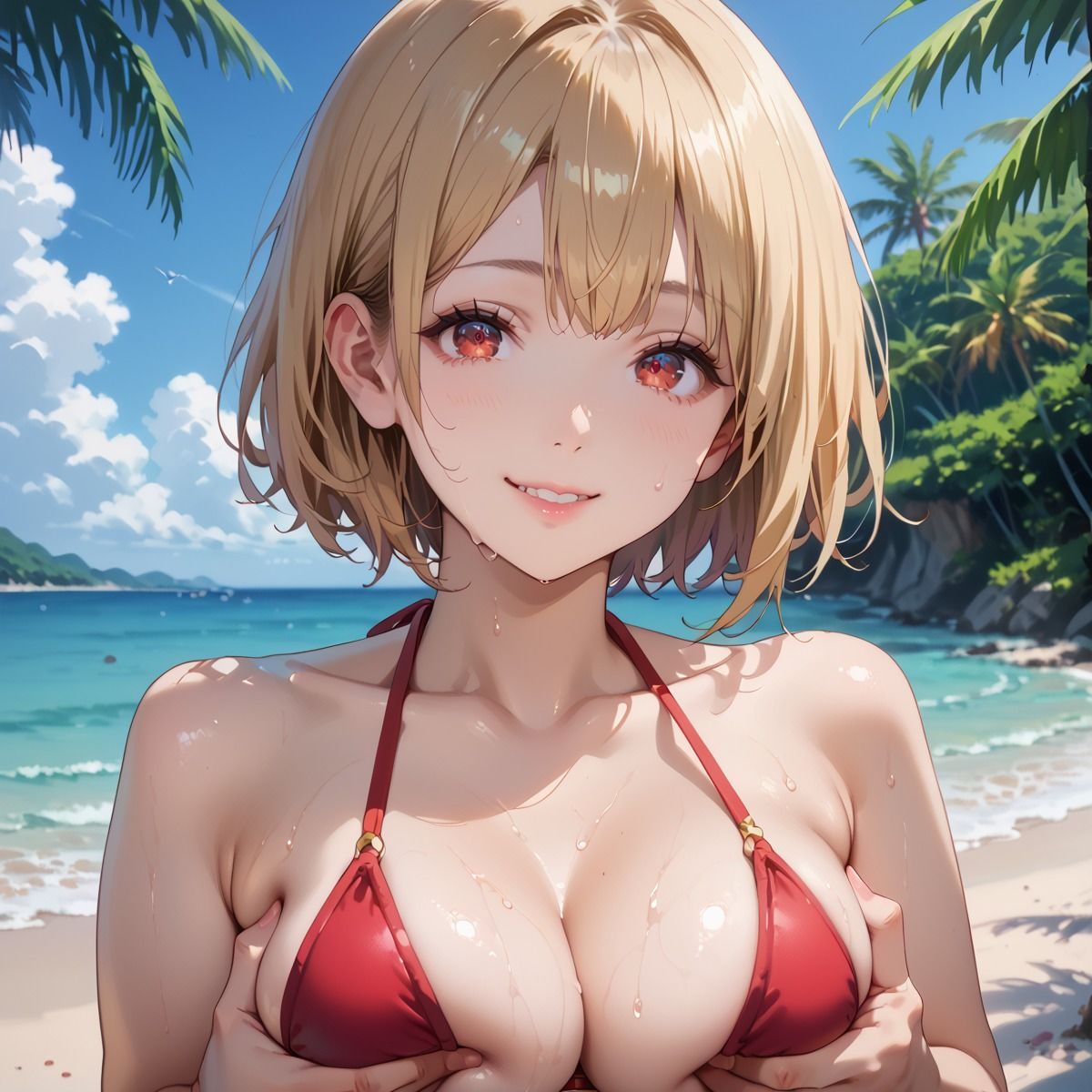 嵐で船が難破して，女の子だらけの島に漂着！？4 - サンプル画像 9