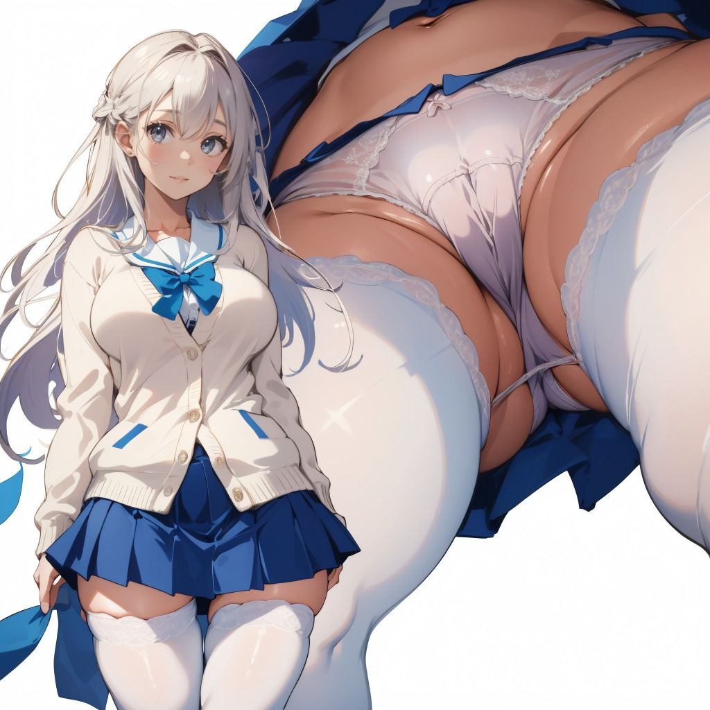 制服JK（白）のえちえちおパンツ盗撮アングル - サンプル画像 5