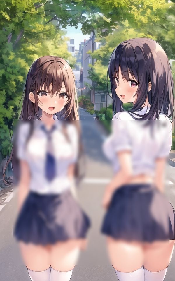 巨乳美女の着エロパンチラ - サンプル画像 2