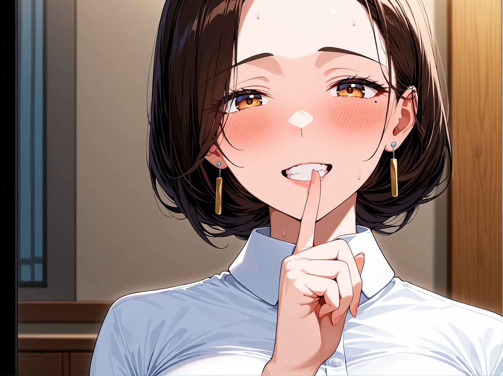 爆乳奥様は他人棒との種付けSEXに夢中！ - サンプル画像 1
