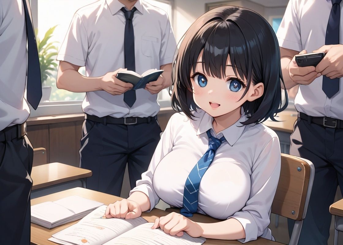 実はクラスの肉便器 - サンプル画像 1