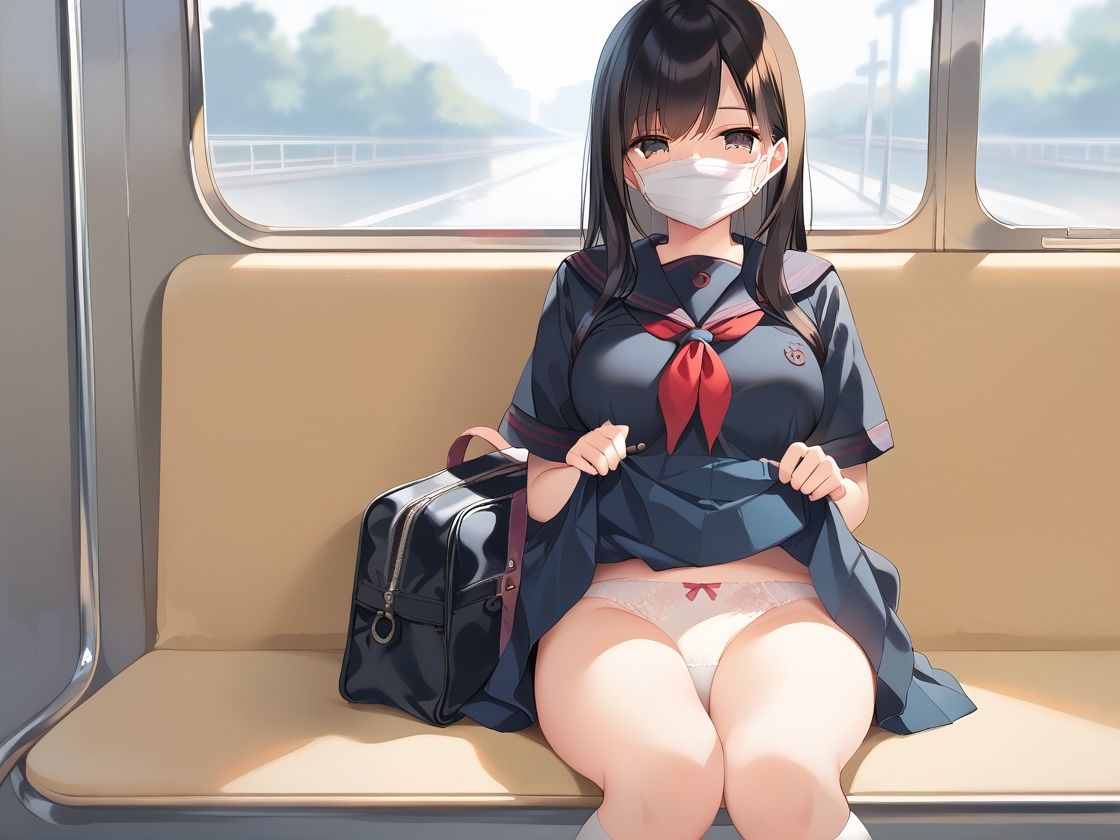 狙われた女子◯生 痴◯電車 - サンプル画像 1