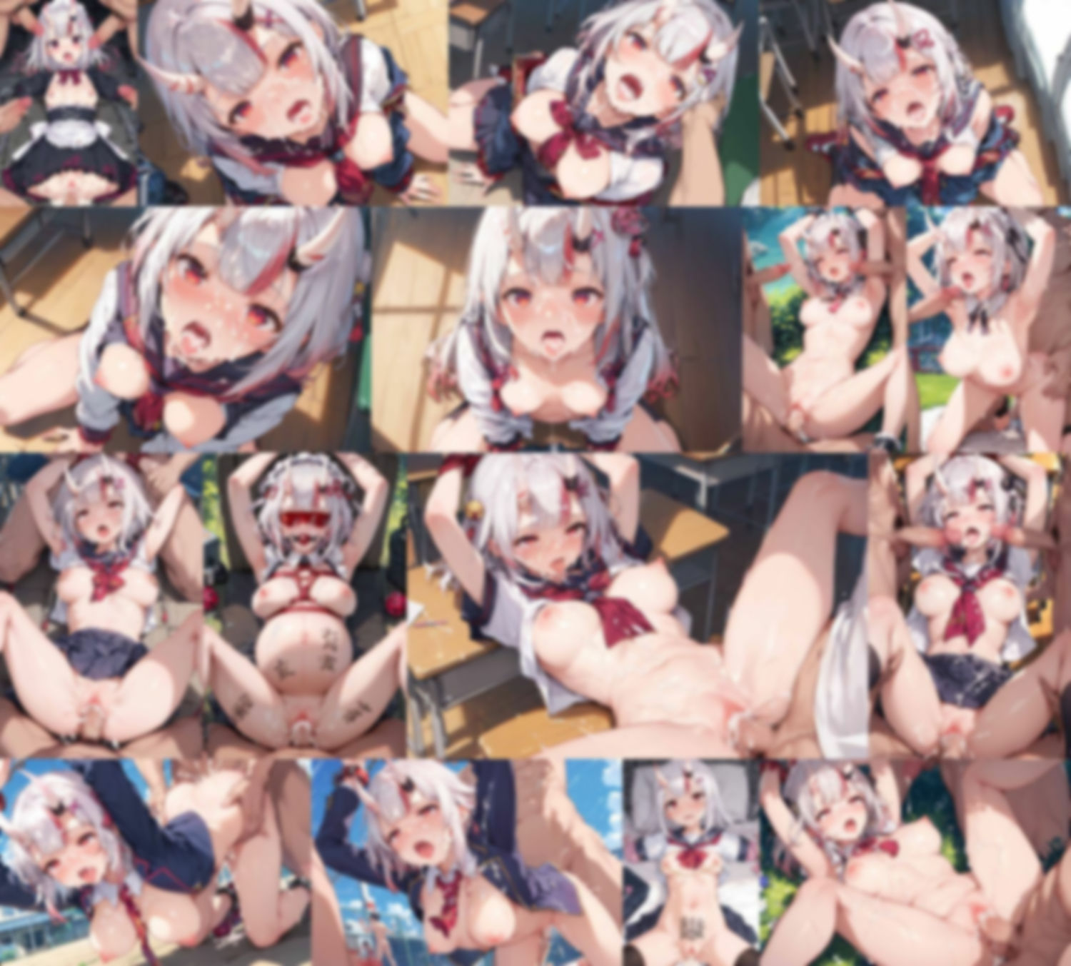 ぶっかけ性奴●百鬼あやめ - サンプル画像 4