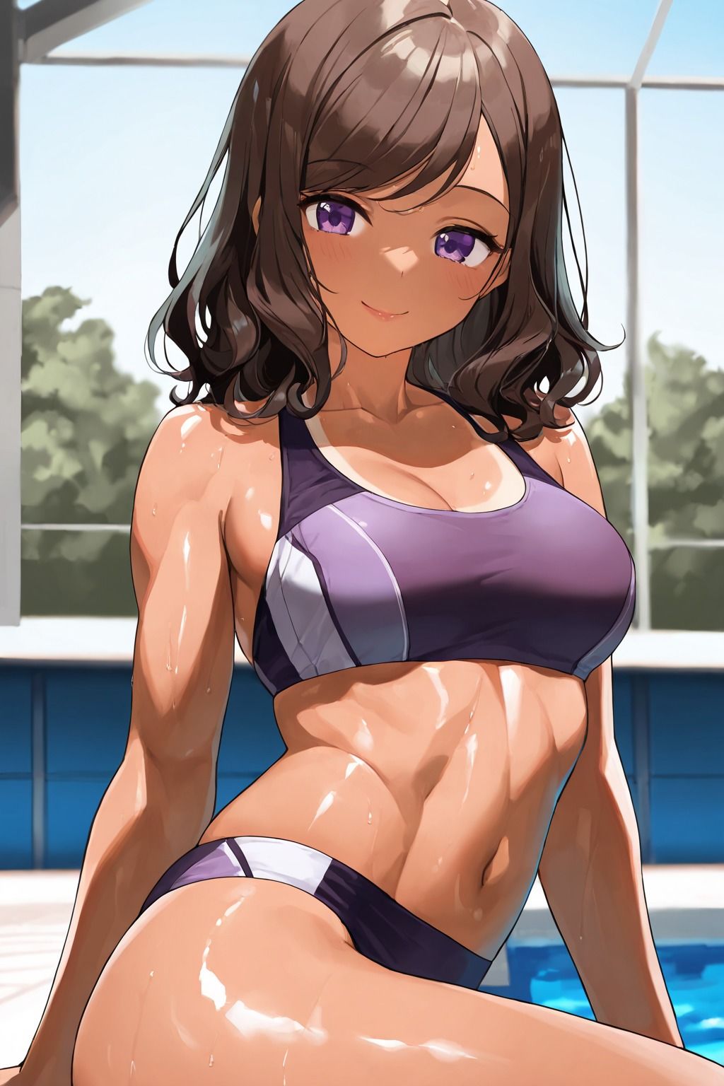 ビーチバレー選手を水着撮影と言って呼び出してみた - サンプル画像 5