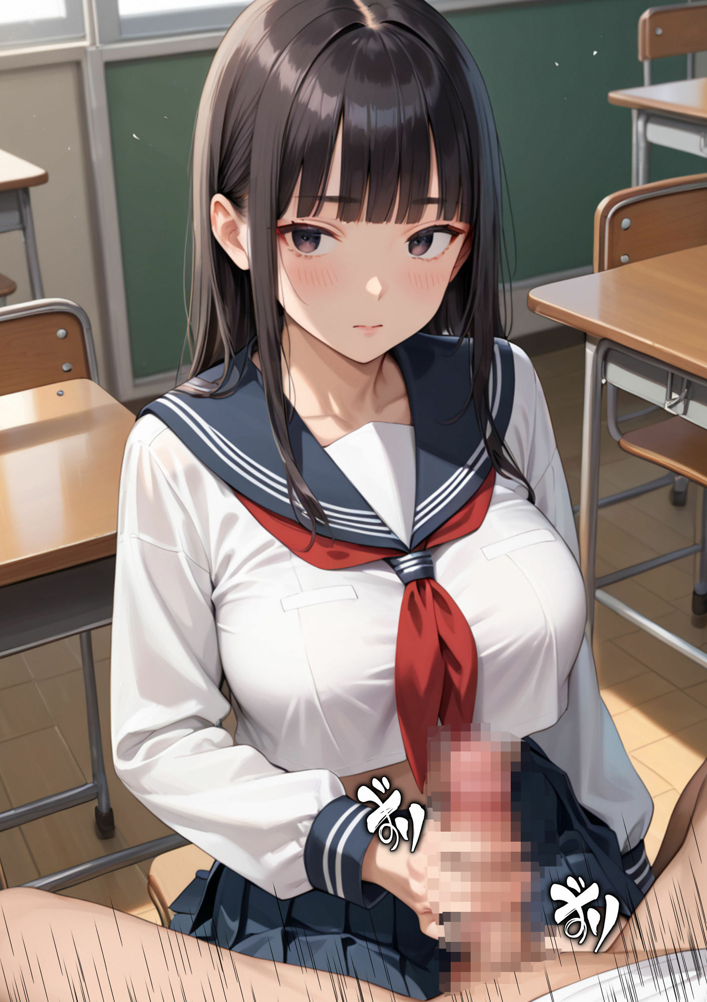 えちえちな女子●生 アヘ顔・WピースCG集 - サンプル画像 2