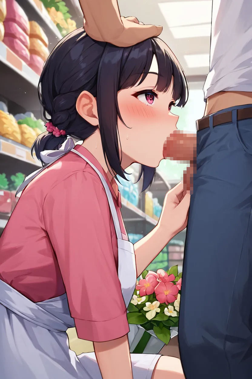 花屋の店員さんとイチャラブエッチ。最後は中に出して… - サンプル画像 2