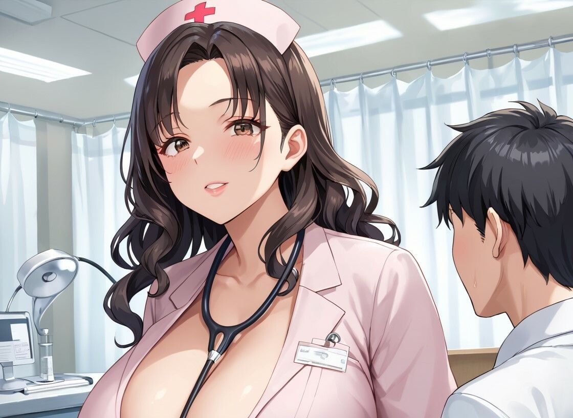 爆乳淫乱ナース 〜ナースからのHな診察〜 - サンプル画像 3