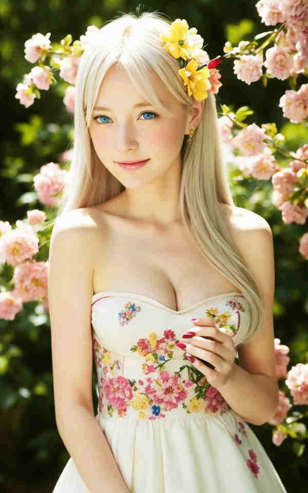 AI美女写真集┃清楚な処女の大人 - サンプル画像 9