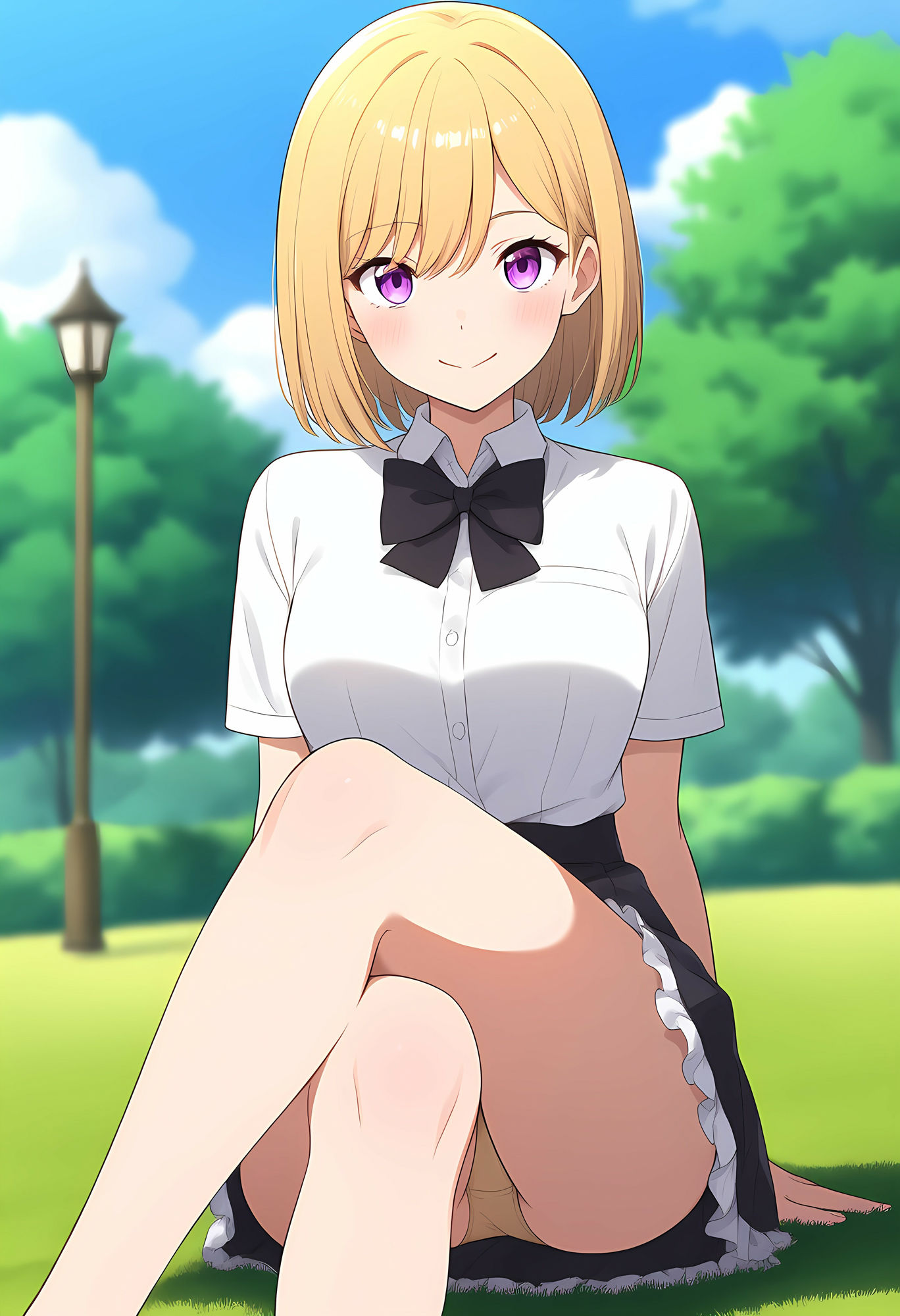 公園でパンツ見えてる女の子が大好きです - サンプル画像 5