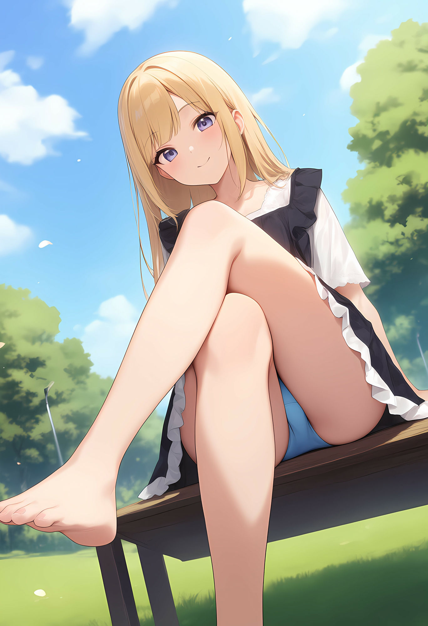 公園でパンツ見えてる女の子が大好きです - サンプル画像 6